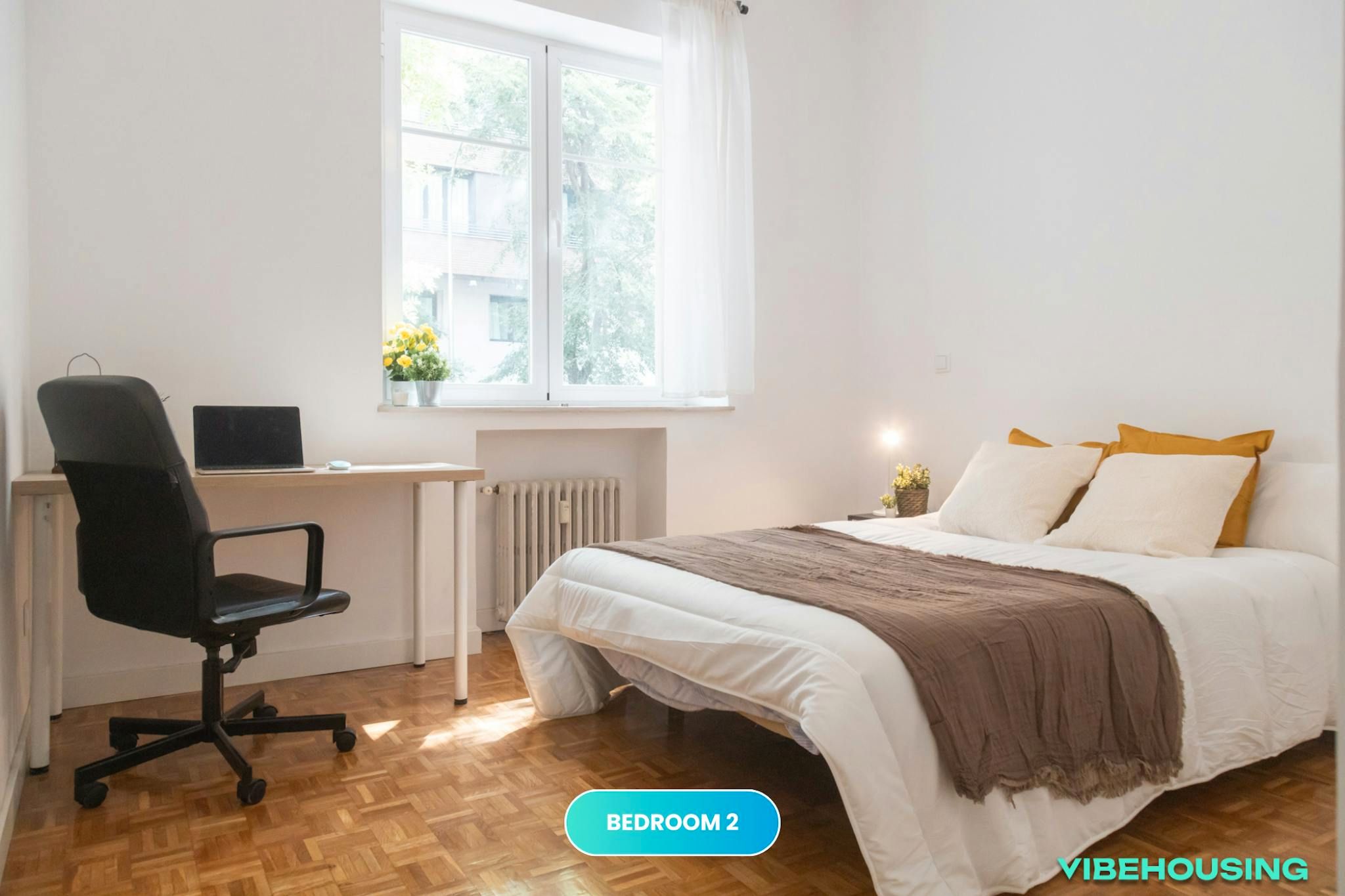 Dormitori de Pis de lloguer en  Madrid Capital amb Calefacció, Moblat i Rentadora