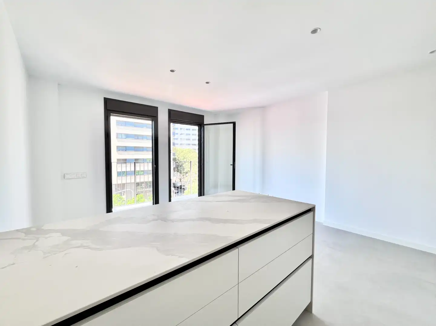 Kitchen of Flat for rent in Barcelona  with Air Conditioner, Heating and Parquet flooring