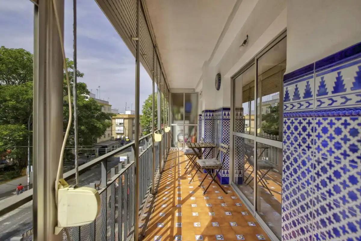Terrasse von Wohnung zum Verkauf in San Juan de Aznalfarache mit Klimaanlage, Heizung und Terrasse