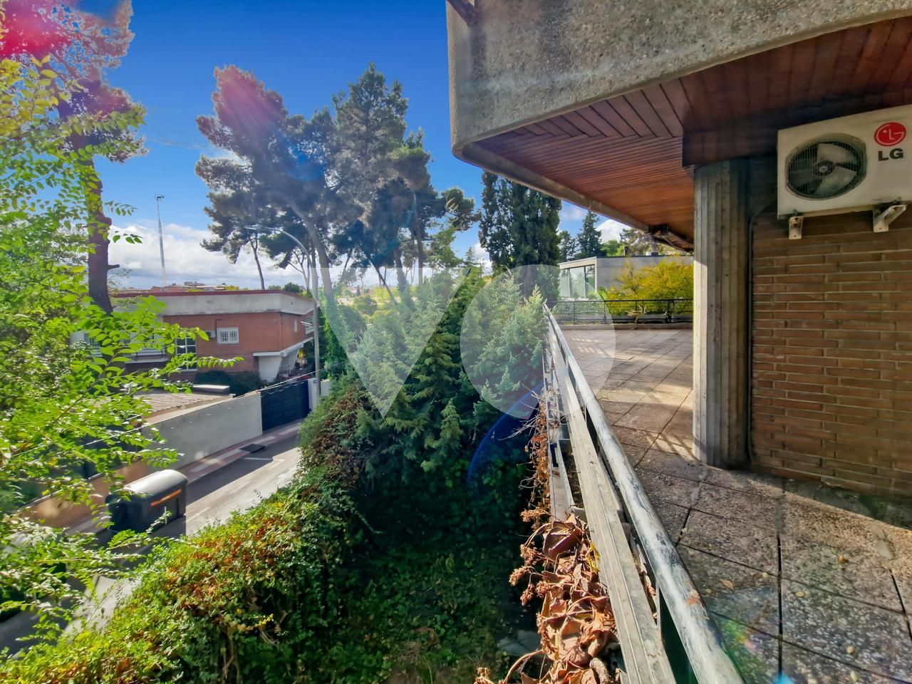 Exterior view of Planta baja for sale in  Madrid Capital  with Air Conditioner, Heating and Parquet flooring