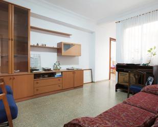 Living room of Flat for sale in Paterna  with Heating, Terrace and Furnished