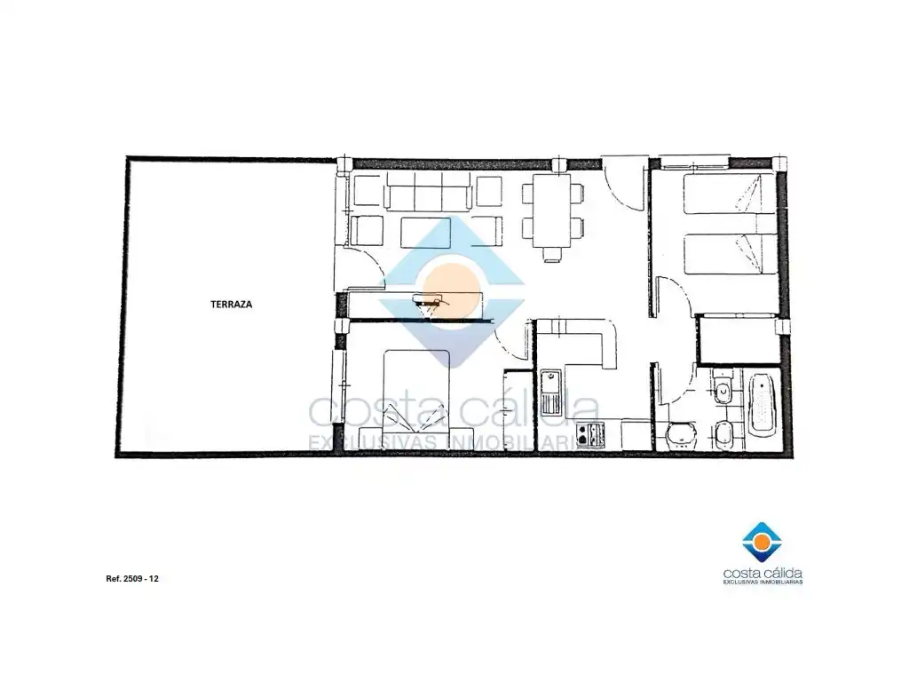 Flat for sale in Cartagena  with Air Conditioner, Private garden and Terrace