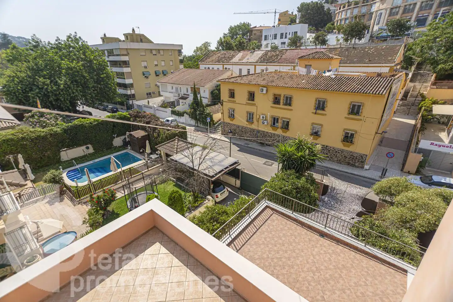Außenansicht von Haus oder Chalet zum Verkauf in Málaga mit Klimaanlage, Privatgarten und Terrasse