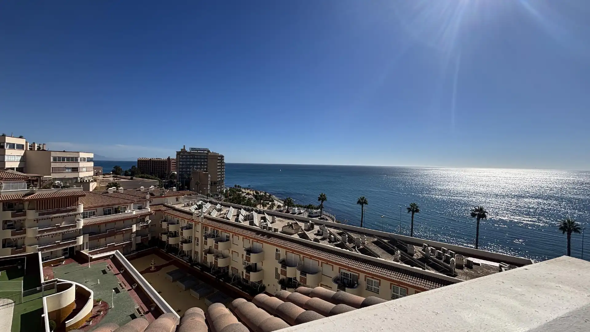 Exterior view of Duplexes for sale in Benalmádena  with Air Conditioner, Terrace and Swimming Pool