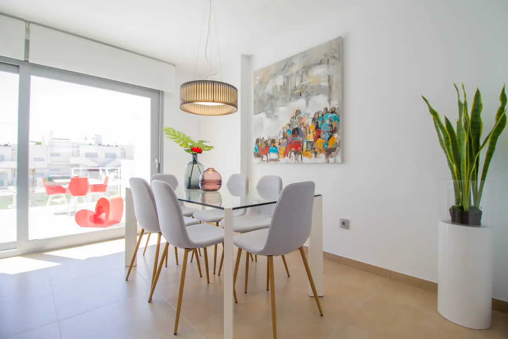 Dining room of Houses for sale in Orihuela  with Heating, Terrace and Swimming Pool