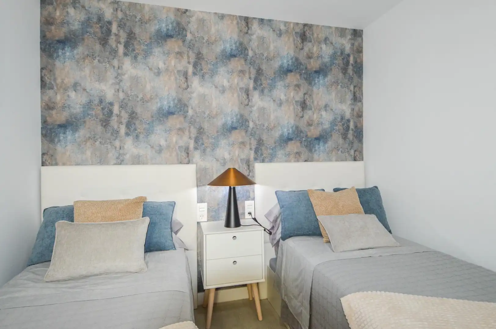 Schlafzimmer von Wohnungen zur Miete in Mogán mit Klimaanlage, Terrasse und Möbliert