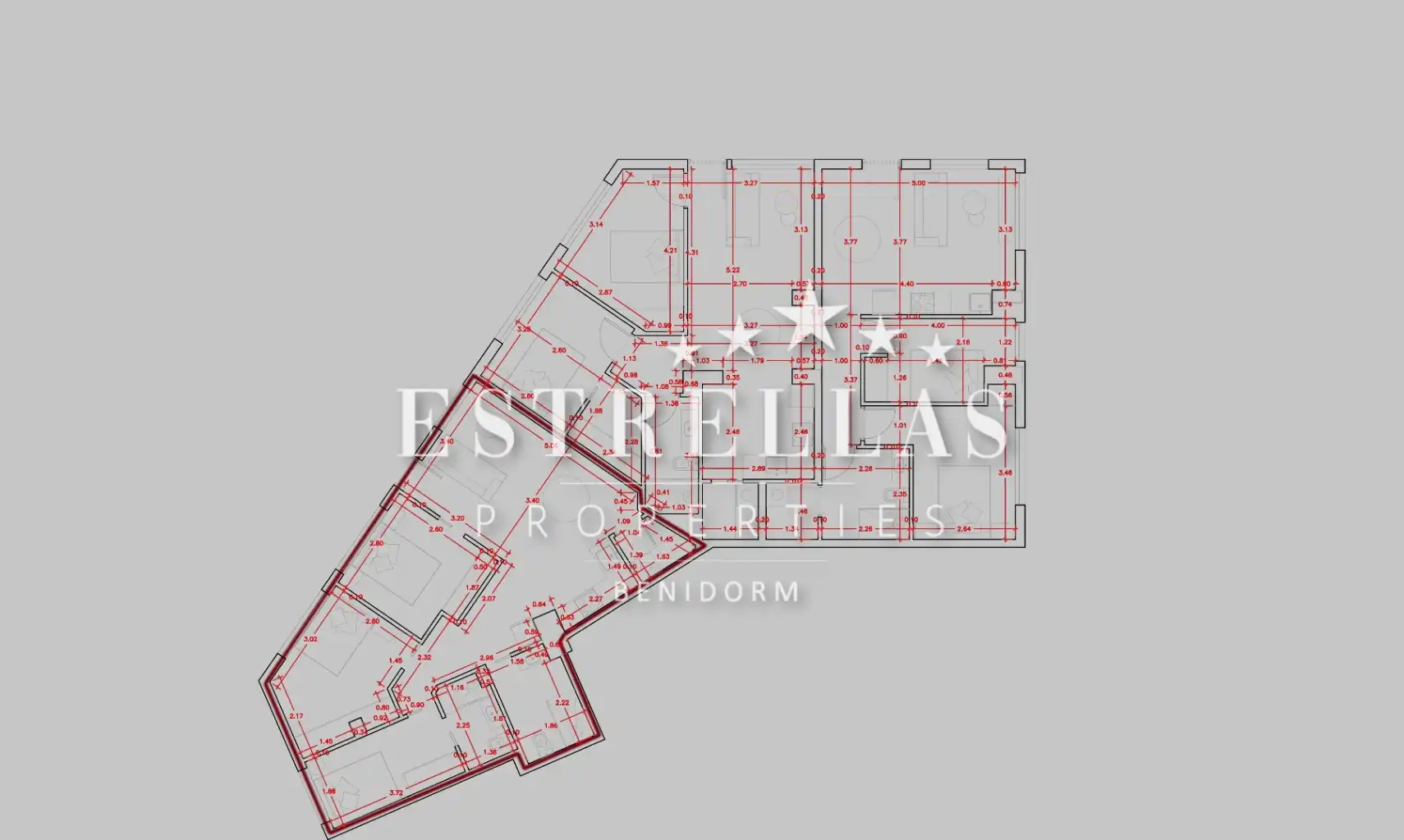 Habitación de Apartamento en venta en Benidorm con Aire acondicionado, Calefacción y Jardín privado