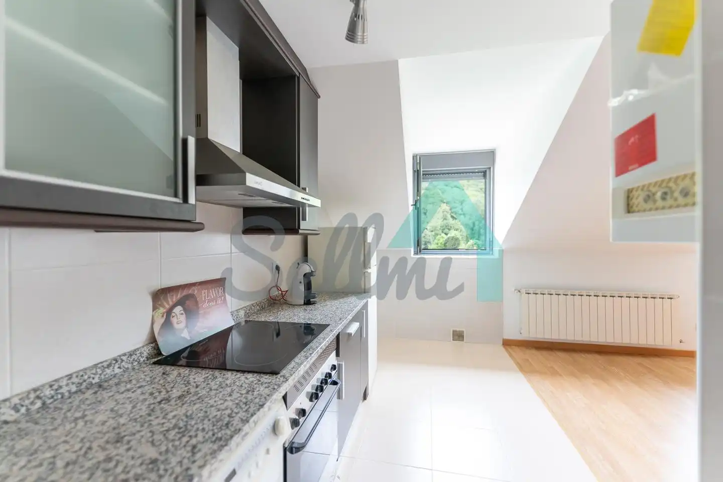 Küche von Wohnung zur Miete in Aller mit Heizung und Möbliert