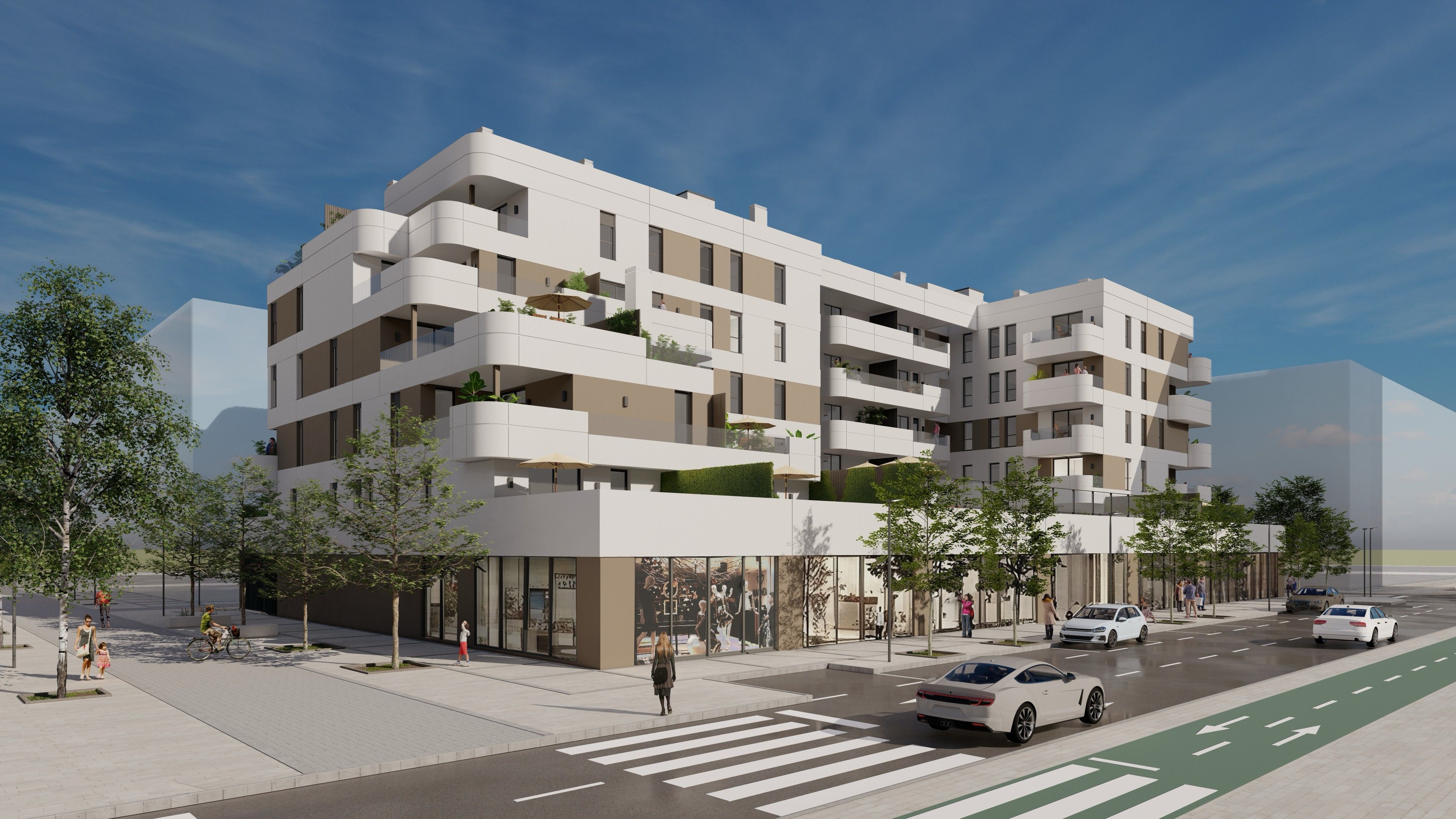 Exterior view of Planta baja for sale in  Sevilla Capital  with Air Conditioner, Terrace and Storage room
