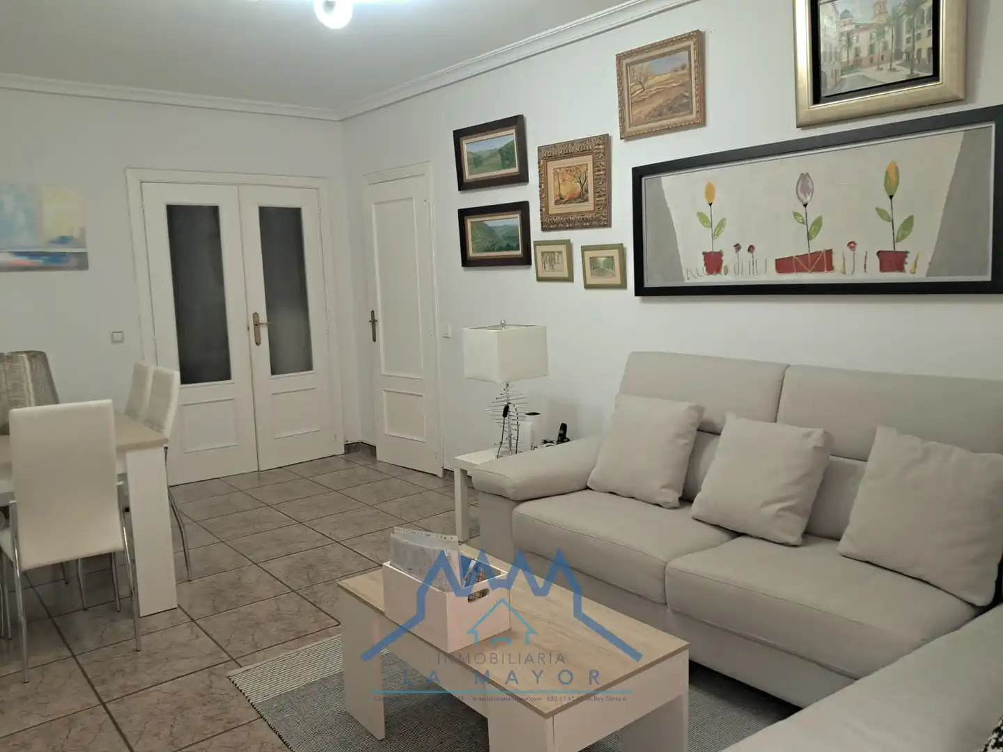 Sala de estar de Piso en venta en Ciudad Real con Terraza