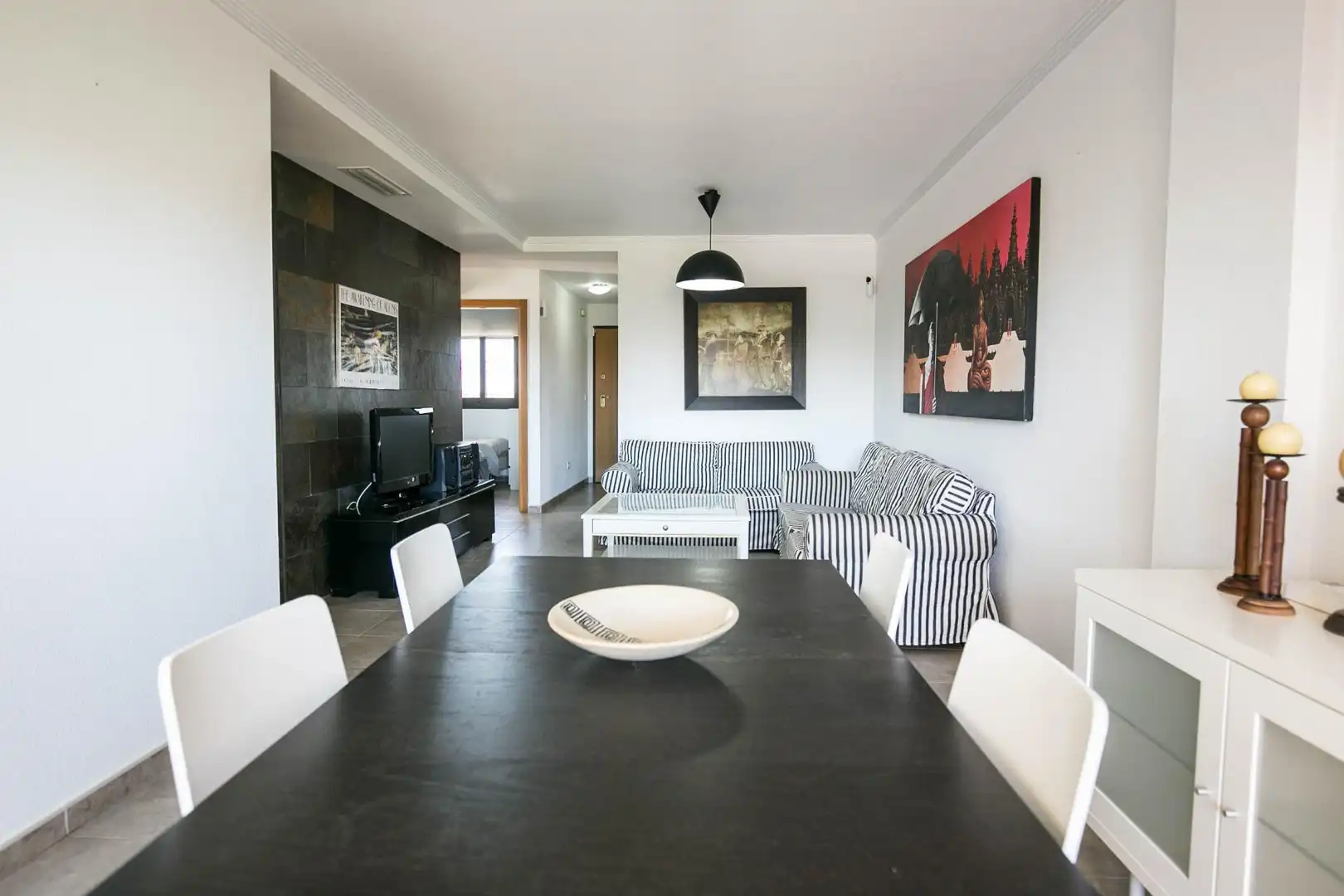 Sala d'estar de Apartament en venda en Elche / Elx amb Aire condicionat, Calefacció i Terrassa