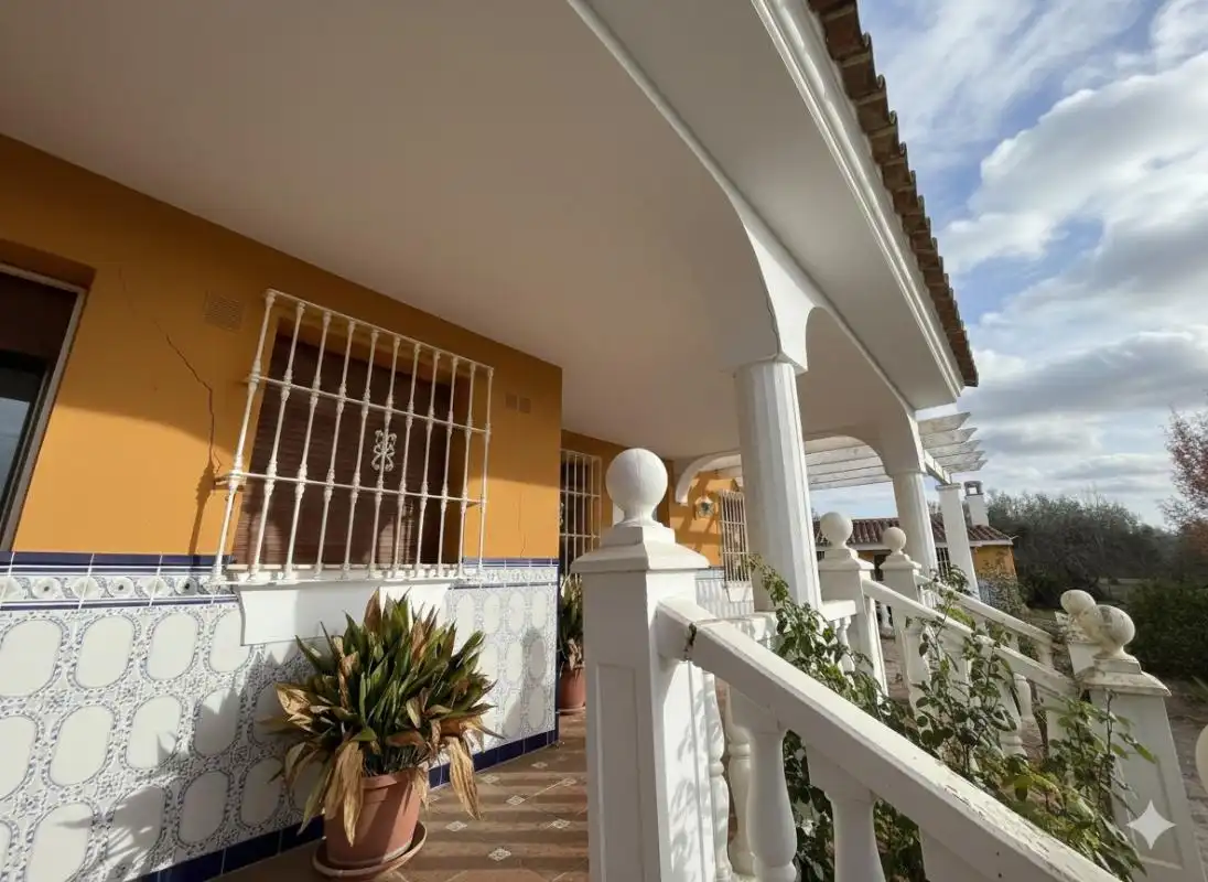 Terrace of Country homes for sale in Villanueva del Trabuco  with Air Conditioner, Heating and Private garden