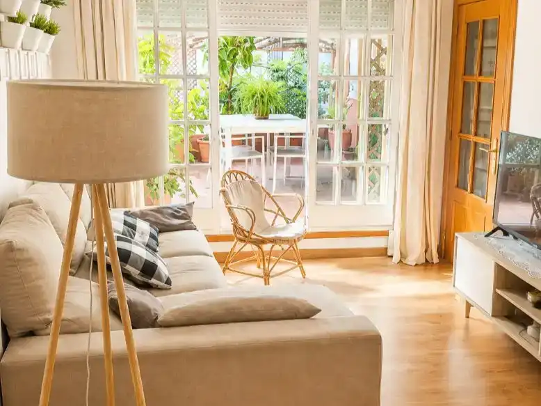 Living room of Flat for sale in Badalona  with Air Conditioner