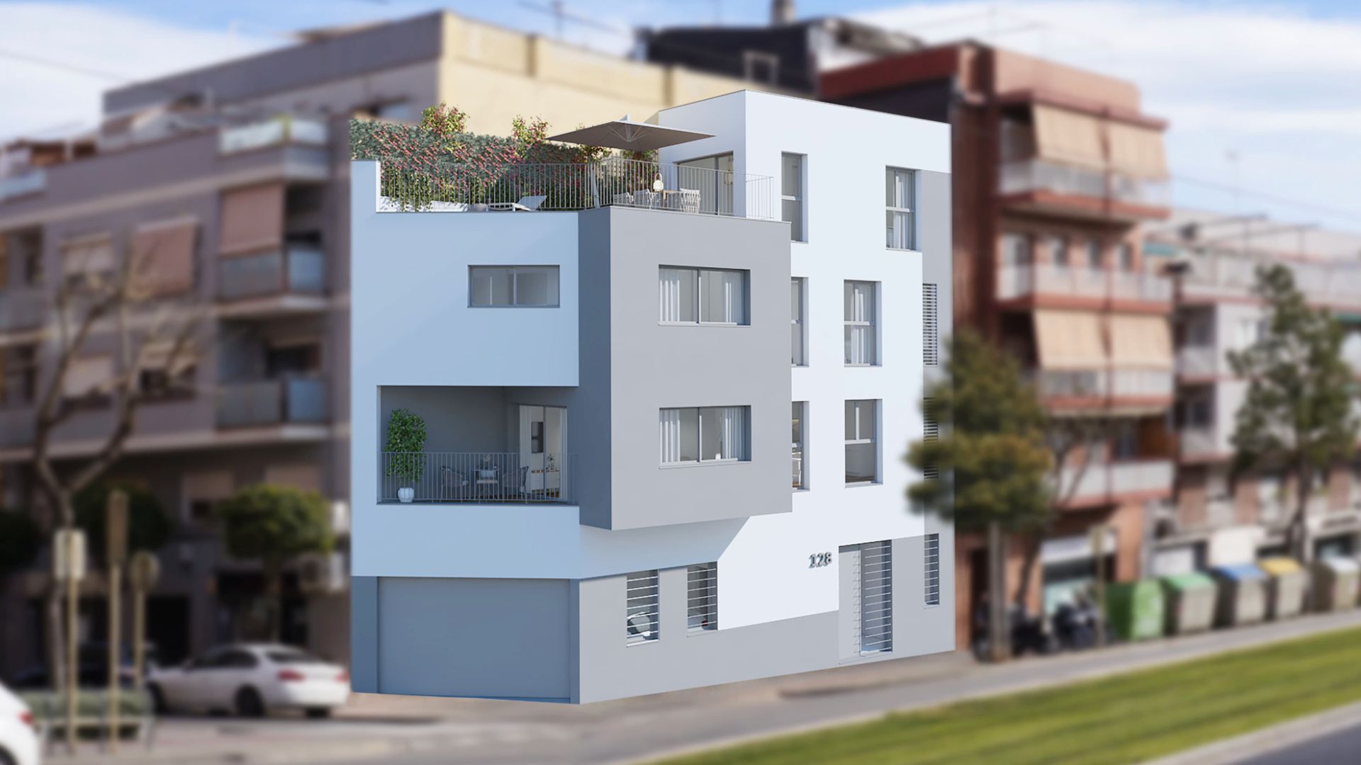 Vista exterior de Casa o xalet en venda en Cornellà de Llobregat amb Aire condicionat, Calefacció i Parquet