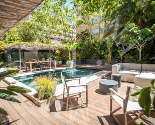 Terrace of Planta baja for sale in  Barcelona Capital  with Air Conditioner and Swimming Pool