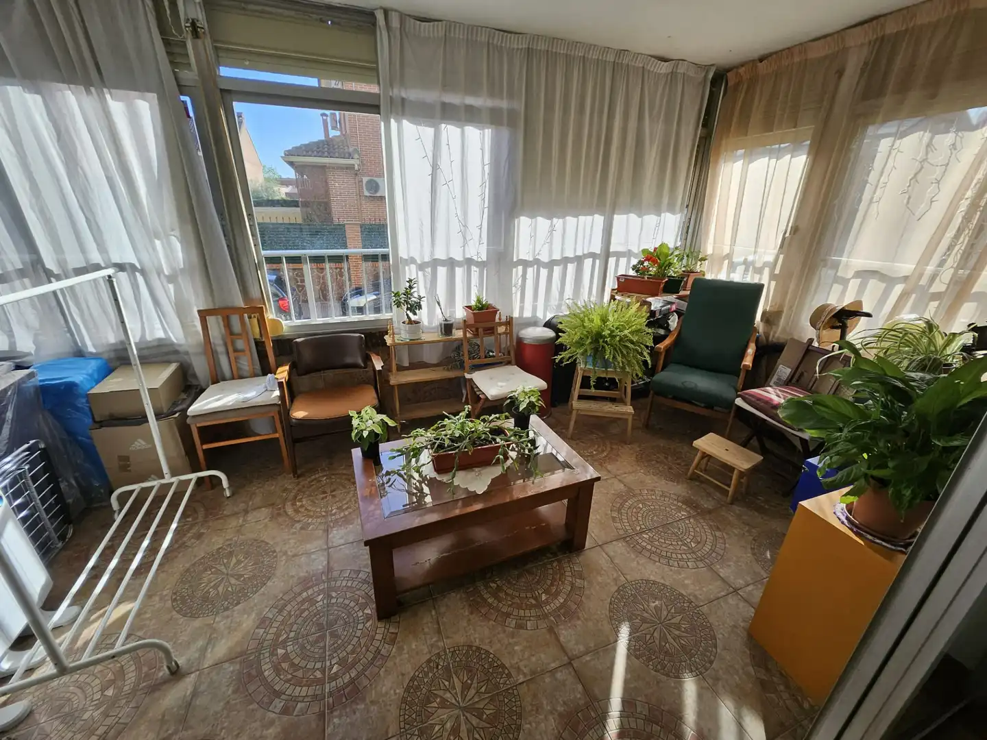 Sala de estar de Piso en venta en Alcalá de Henares con Calefacción, Parquet y Terraza