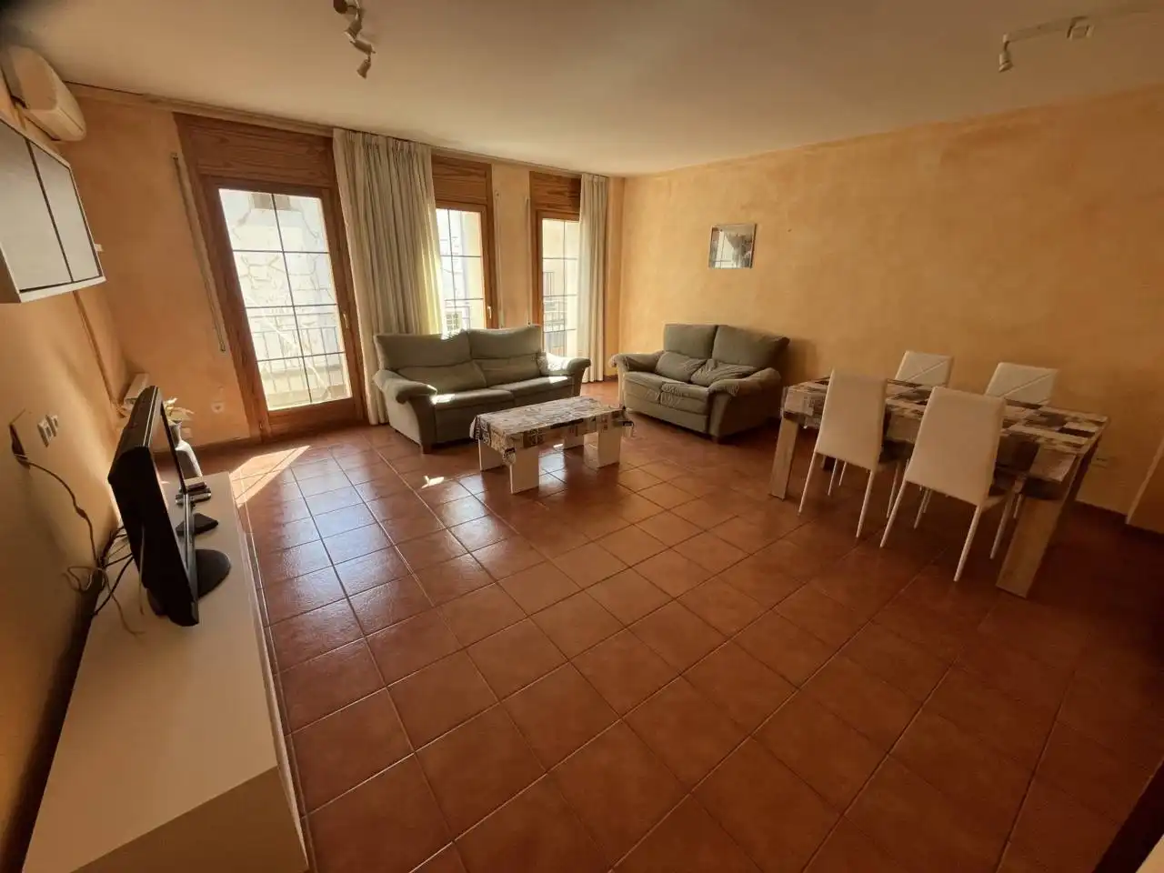 Sala de estar de Casa o chalet de alquiler en Castelserás con Aire acondicionado, Calefacción y Terraza