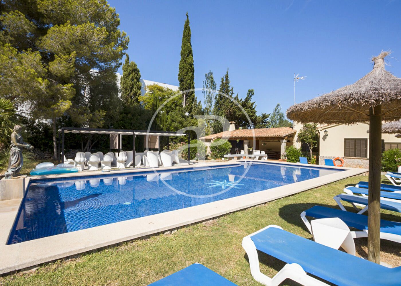 Swimming pool of House or chalet to rent in Pollença  with Private garden, Terrace and Swimming Pool