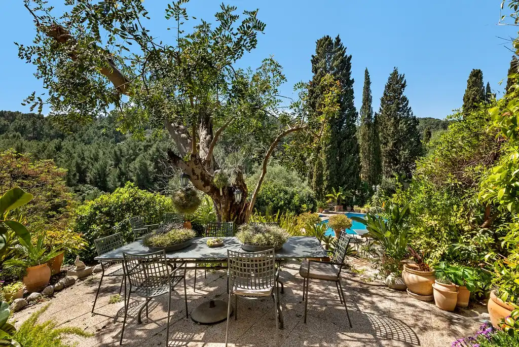 Terrace of Country homes for sale in Mancor de la Vall  with Private garden, Terrace and Swimming Pool