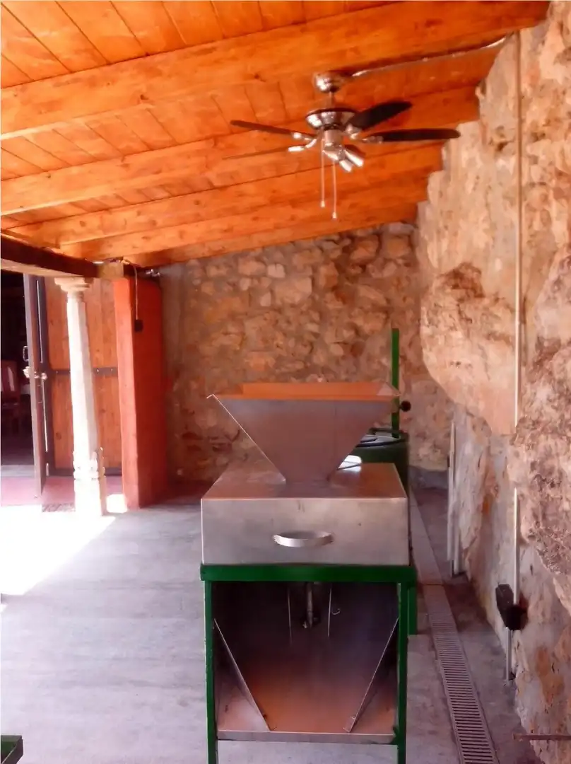Cocina de Finca rústica en venta en Enguera con Calefacción, Jardín privado y Terraza