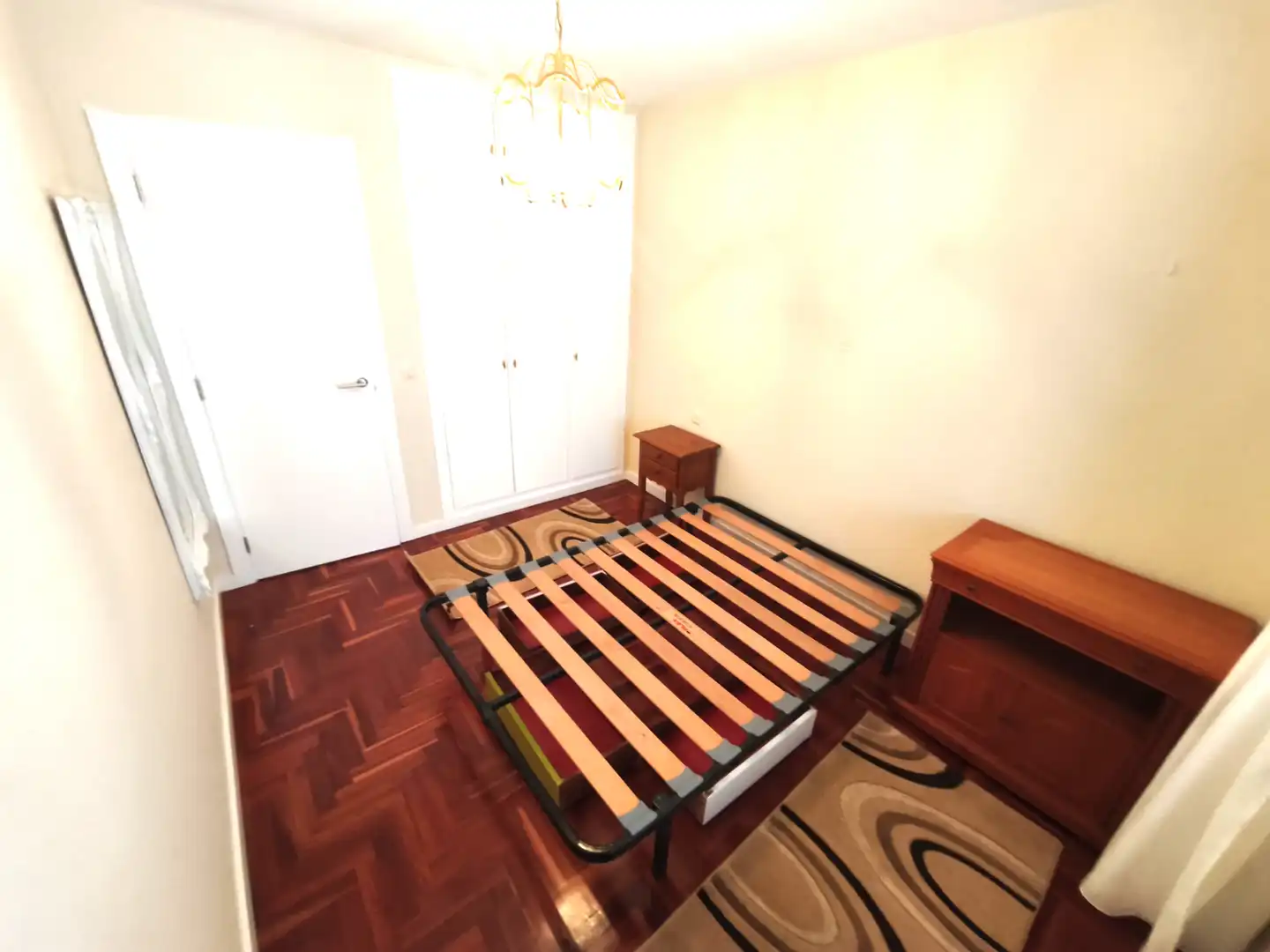 Bedroom of Apartments for rent in Vigo   with Storage room, Furnished and Balcony
