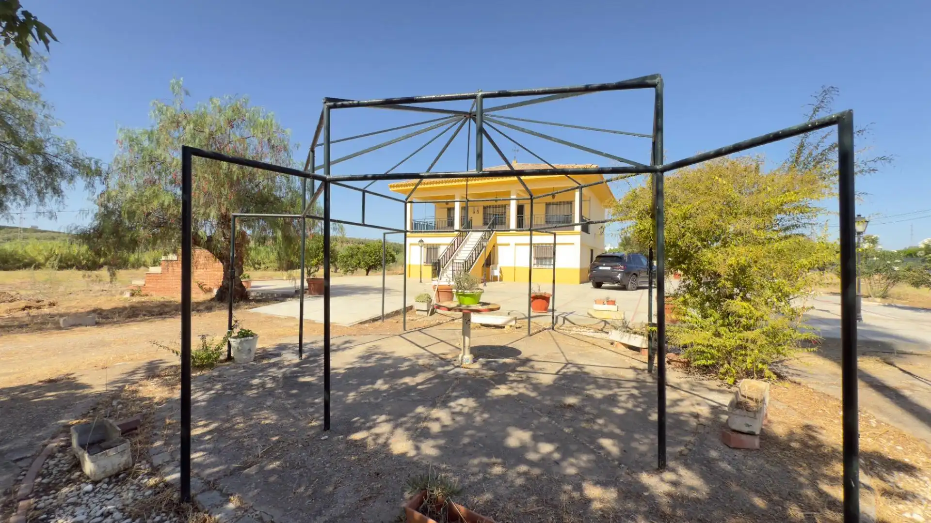 Jardí de Finca rústica en venda en Gibraleón amb Aire condicionat, Jardí privat i Terrassa