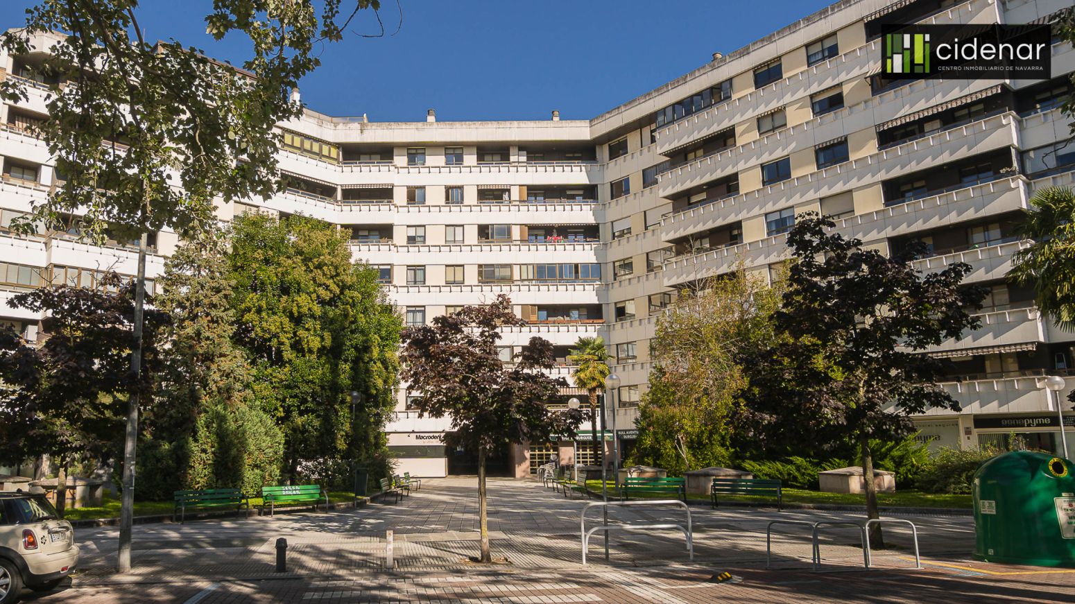 Exterior view of Flat for sale in  Pamplona / Iruña  with Heating, Parquet flooring and Terrace
