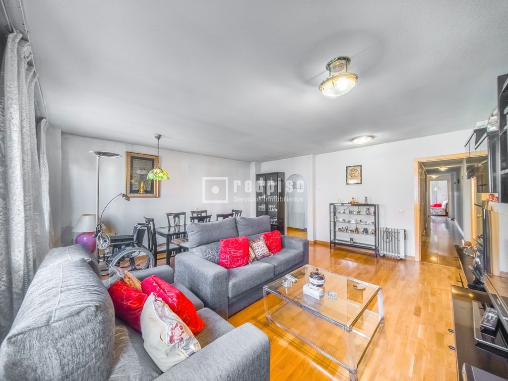 Living room of Flat for sale in  Madrid Capital  with Air Conditioner and Heating
