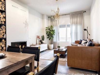 Living room of Flat for sale in  Logroño  with Heating, Parquet flooring and Terrace