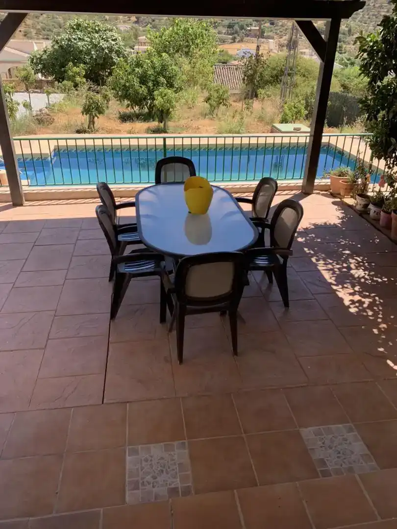 Terrasse von Country house zur Miete in Alcaucín