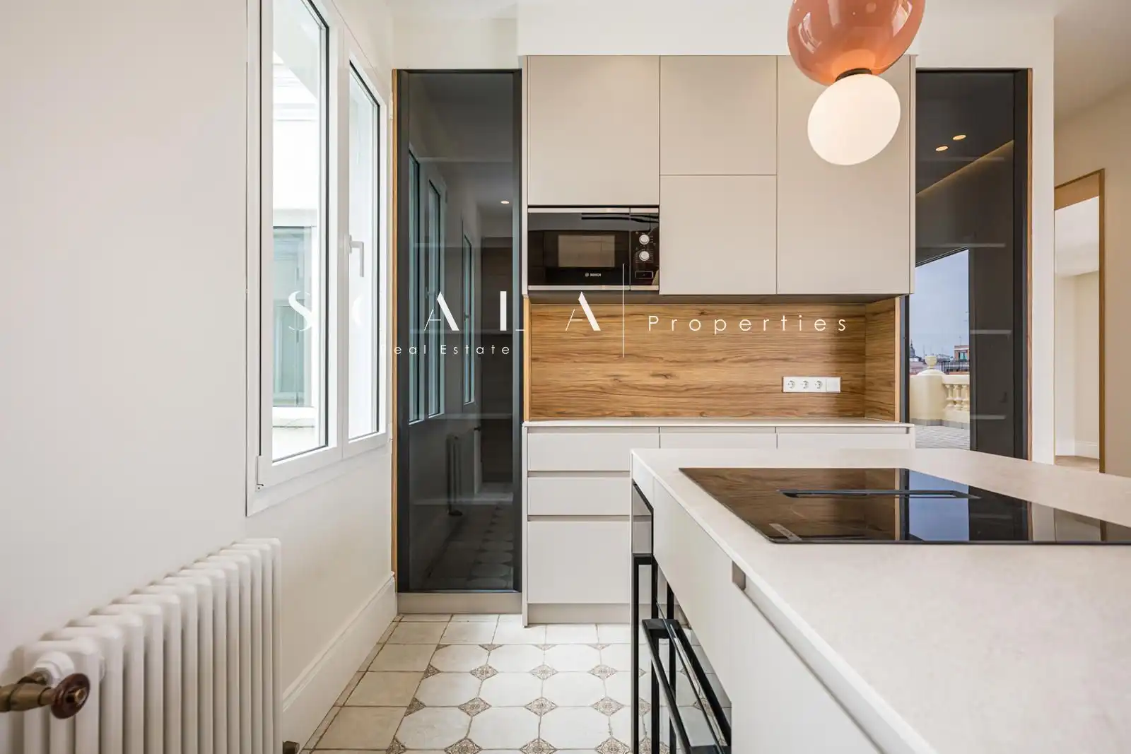 Kitchen of Attic for rent in Madrid  with Air Conditioner, Heating and Terrace