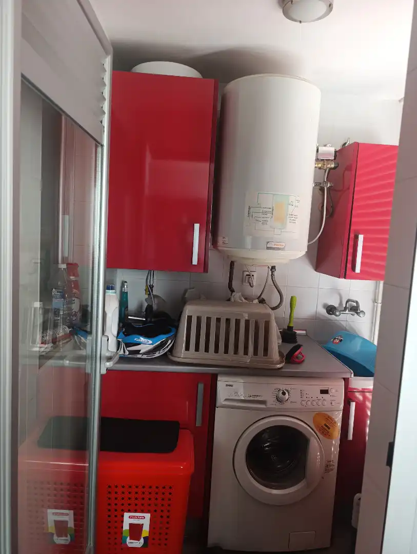 Cuina de Pis de lloguer en Málaga amb Aire condicionat, Terrassa i Moblat