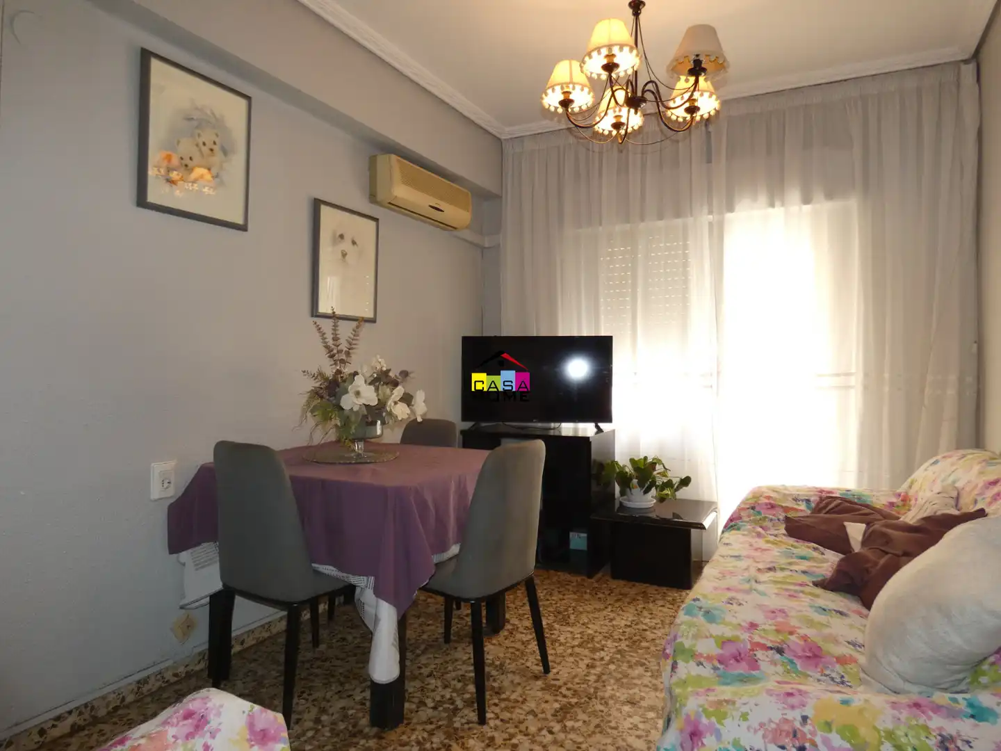 Living room of Flat for sale in Castellón de la Plana / Castelló de la Plana  with Storage room and Furnished