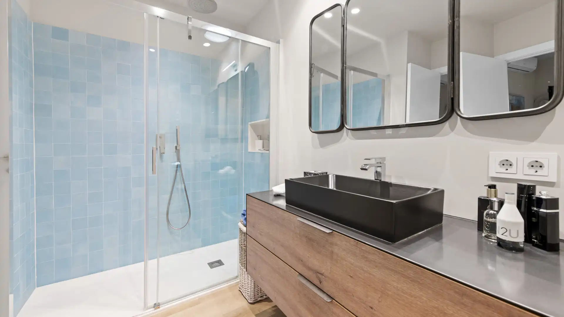 Badezimmer von Haus oder Chalet zum Verkauf in  Palma de Mallorca mit Klimaanlage, Heizung und Terrasse