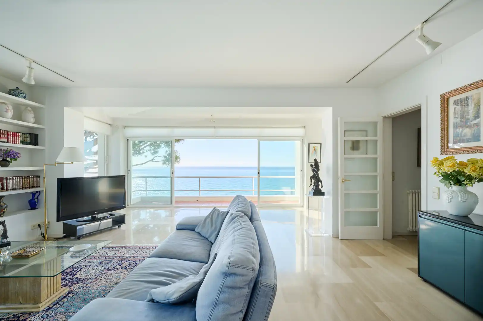 Sala d'estar de Casa o xalet en venda en Arenys de Mar amb Aire condicionat, Calefacció i Jardí privat