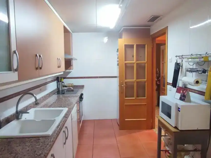 Küche von Wohnung zur Miete in  Valencia Capital mit Klimaanlage