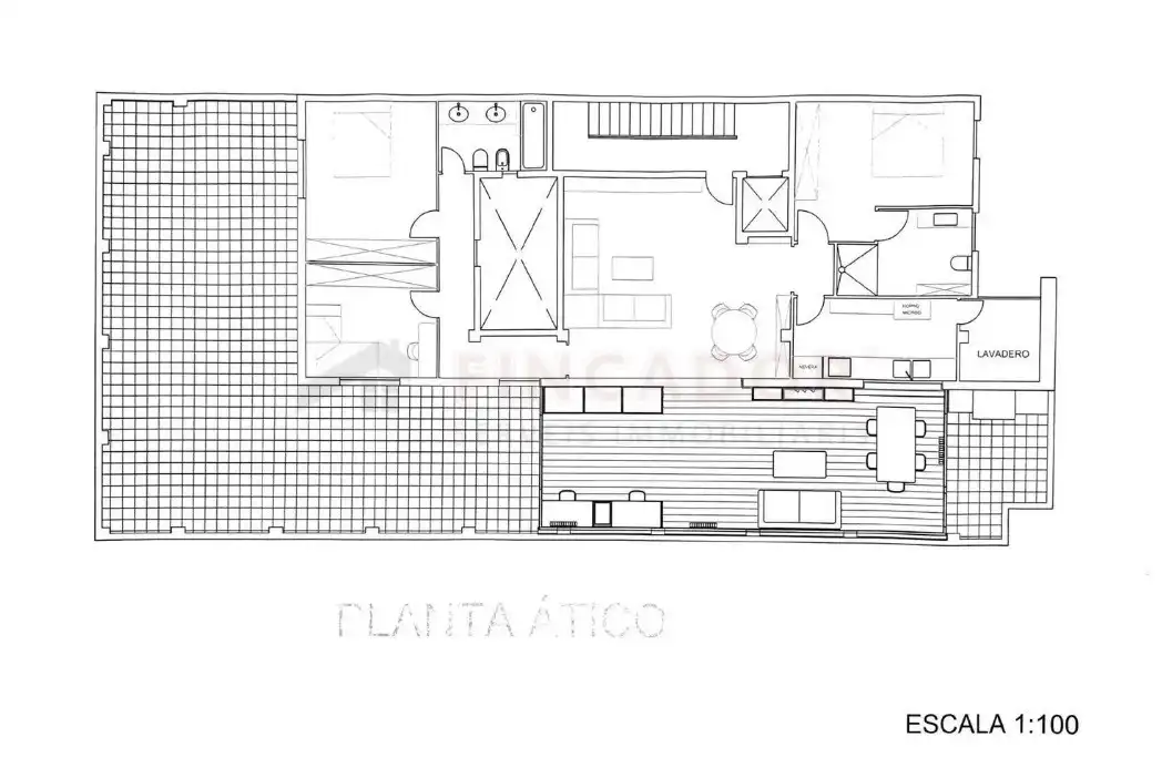 Maisonette zum Verkauf in Barcelona mit Klimaanlage, Heizung und Parkett