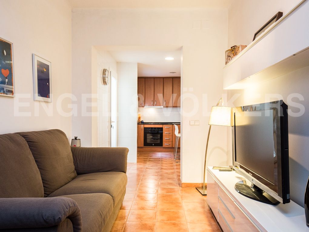 Living room of Apartment for sale in  Barcelona Capital  with Heating