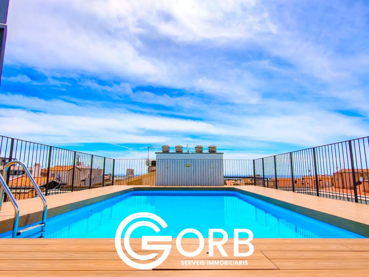 Swimming pool of Flat for sale in Mataró  with Air Conditioner, Terrace and Balcony