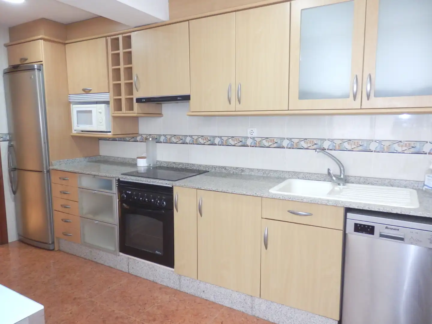 Cocina de Piso de alquiler en Valencia con Aire acondicionado, Amueblado y Horno