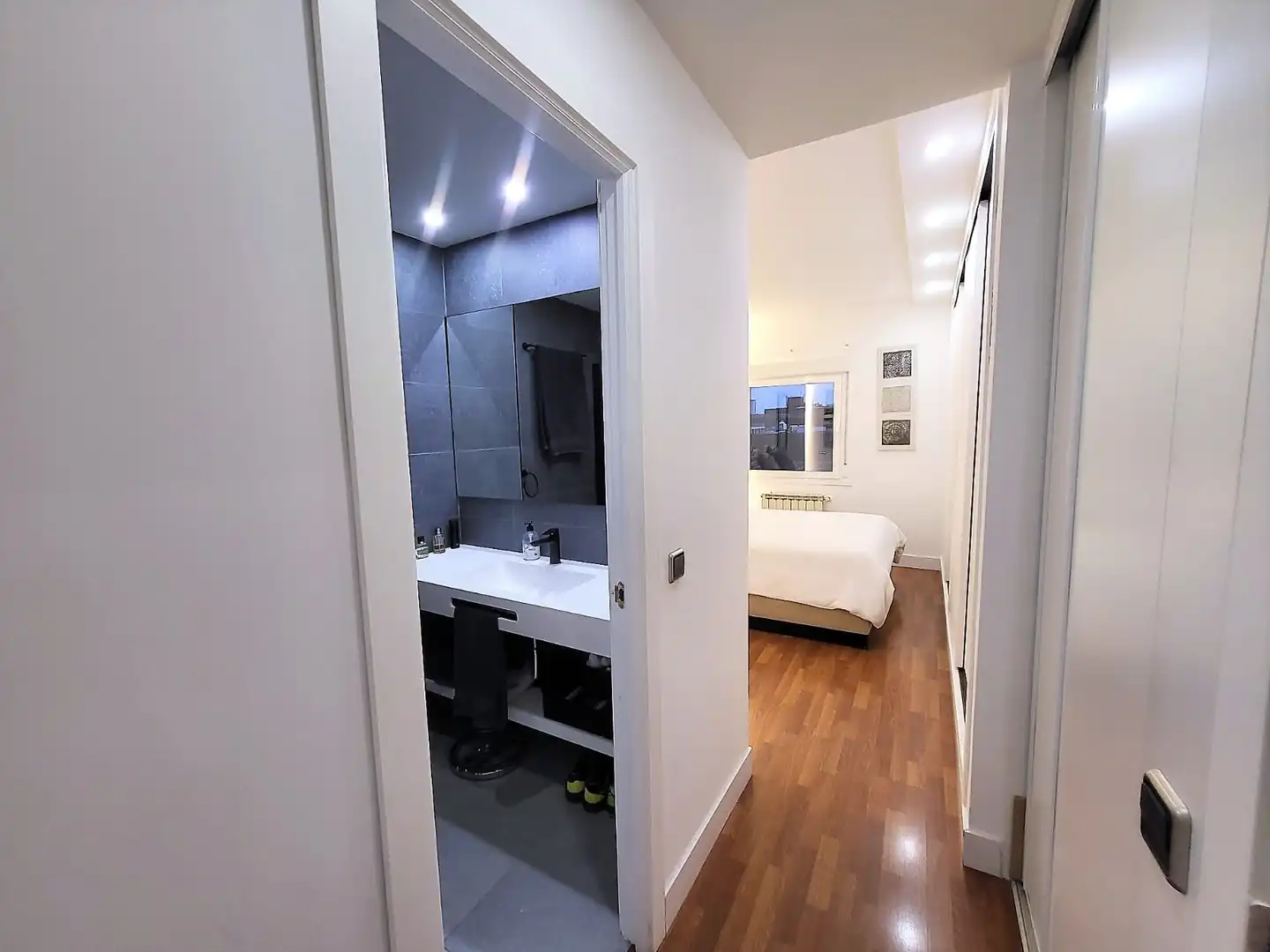 Baño de Piso de alquiler en Madrid con Aire acondicionado, Calefacción y Terraza