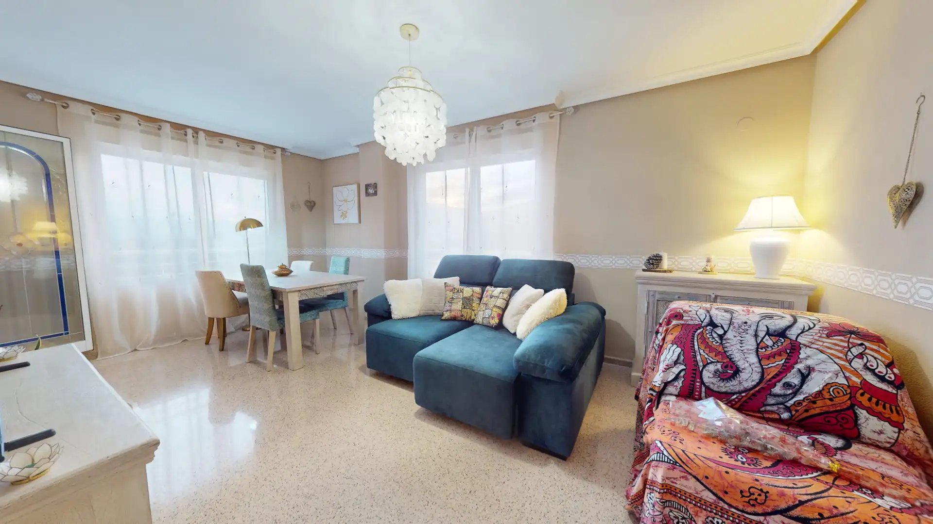 Sala d'estar de Pis en venda en Elda amb Terrassa