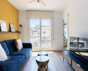 Sala d'estar de Apartament de lloguer en  Barcelona Capital amb Aire condicionat