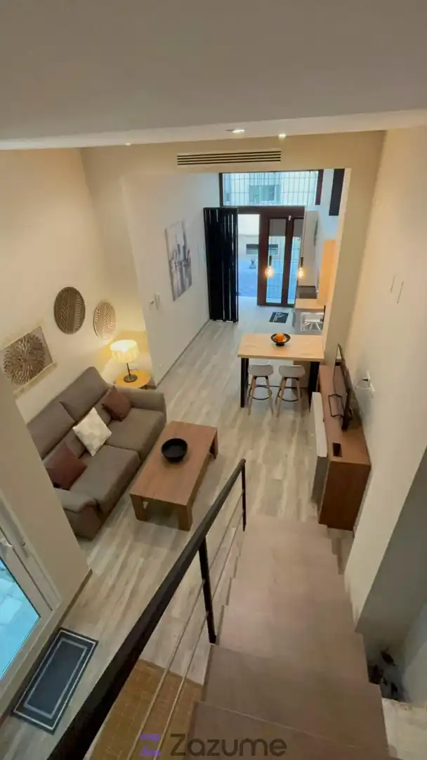 Wohnzimmer von Loft zur Miete in Sevilla mit Klimaanlage, Heizung und Möbliert