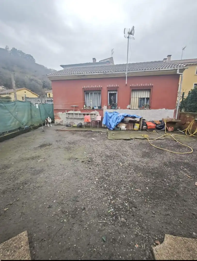 Exterior view of Houses for sale in Mieres (Asturias)  with Terrace, Swimming Pool and Furnished
