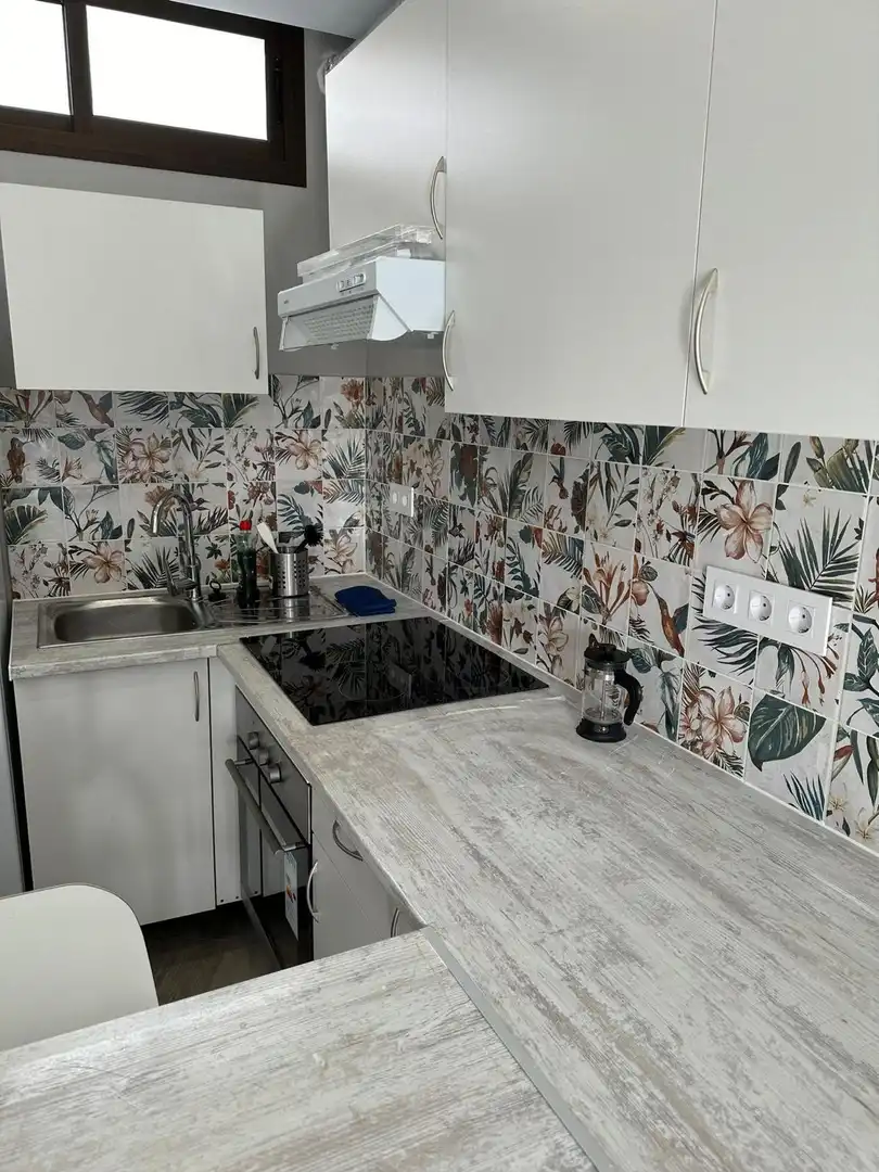 Cocina de Apartamento de alquiler en Mogán con Aire acondicionado, Terraza y Amueblado