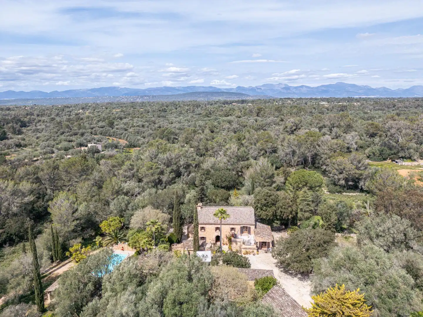 Vista exterior de Finca rústica en venta en Algaida con Aire acondicionado, Calefacción y Jardín privado