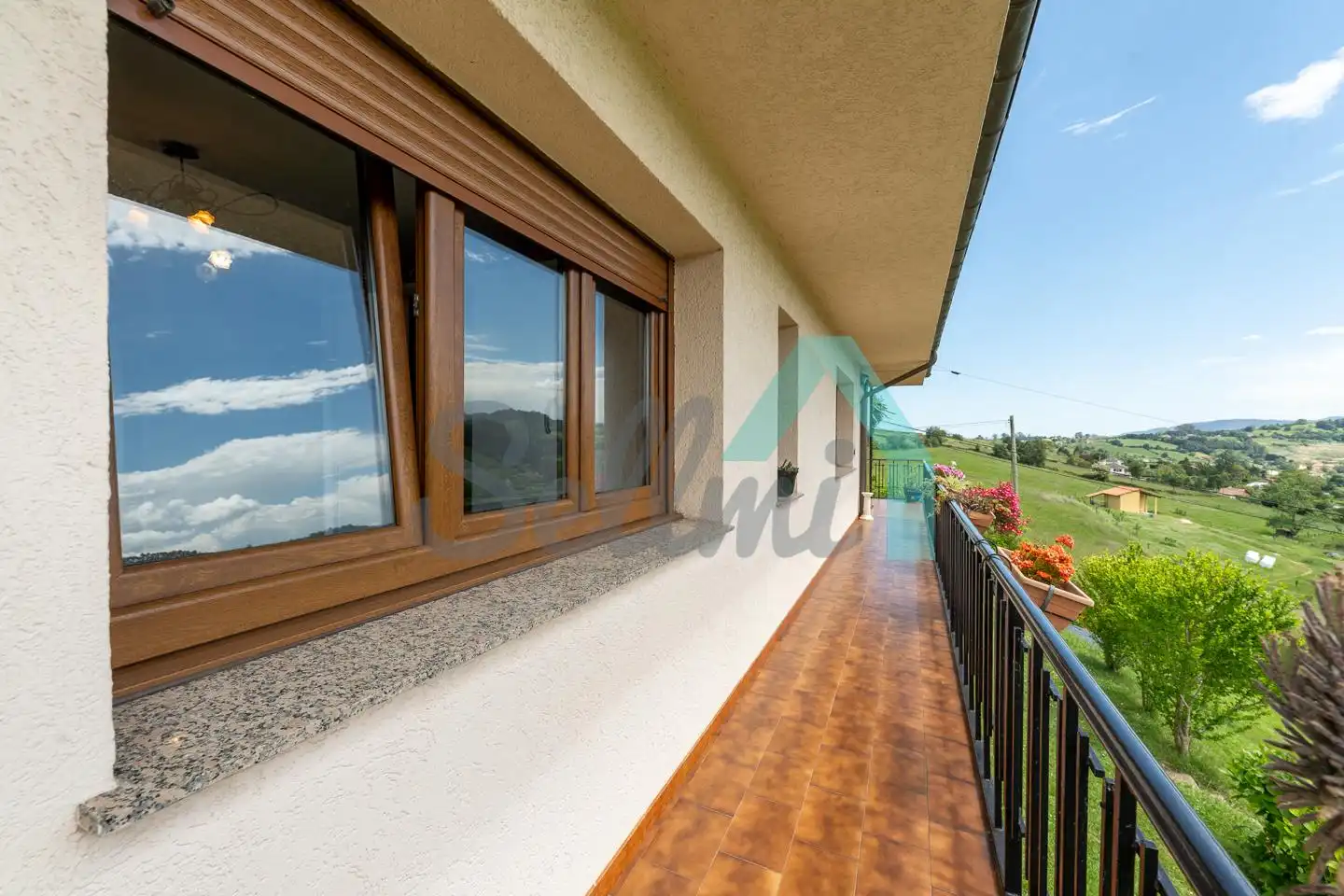 Balcony of Houses for sale in Gijón   with Heating, Private garden and Terrace