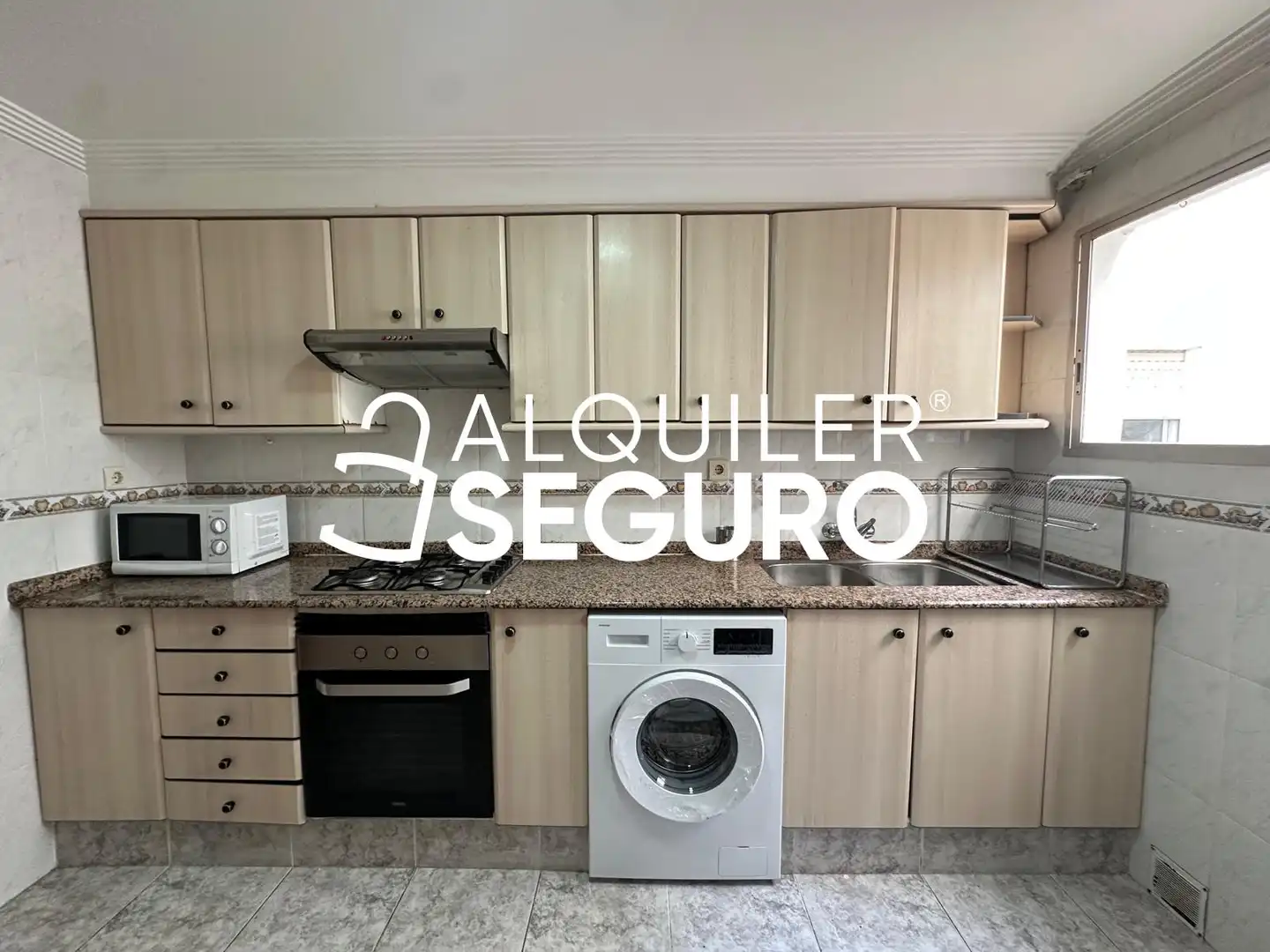 Cocina de Piso de alquiler en Aldaia con Terraza y Amueblado