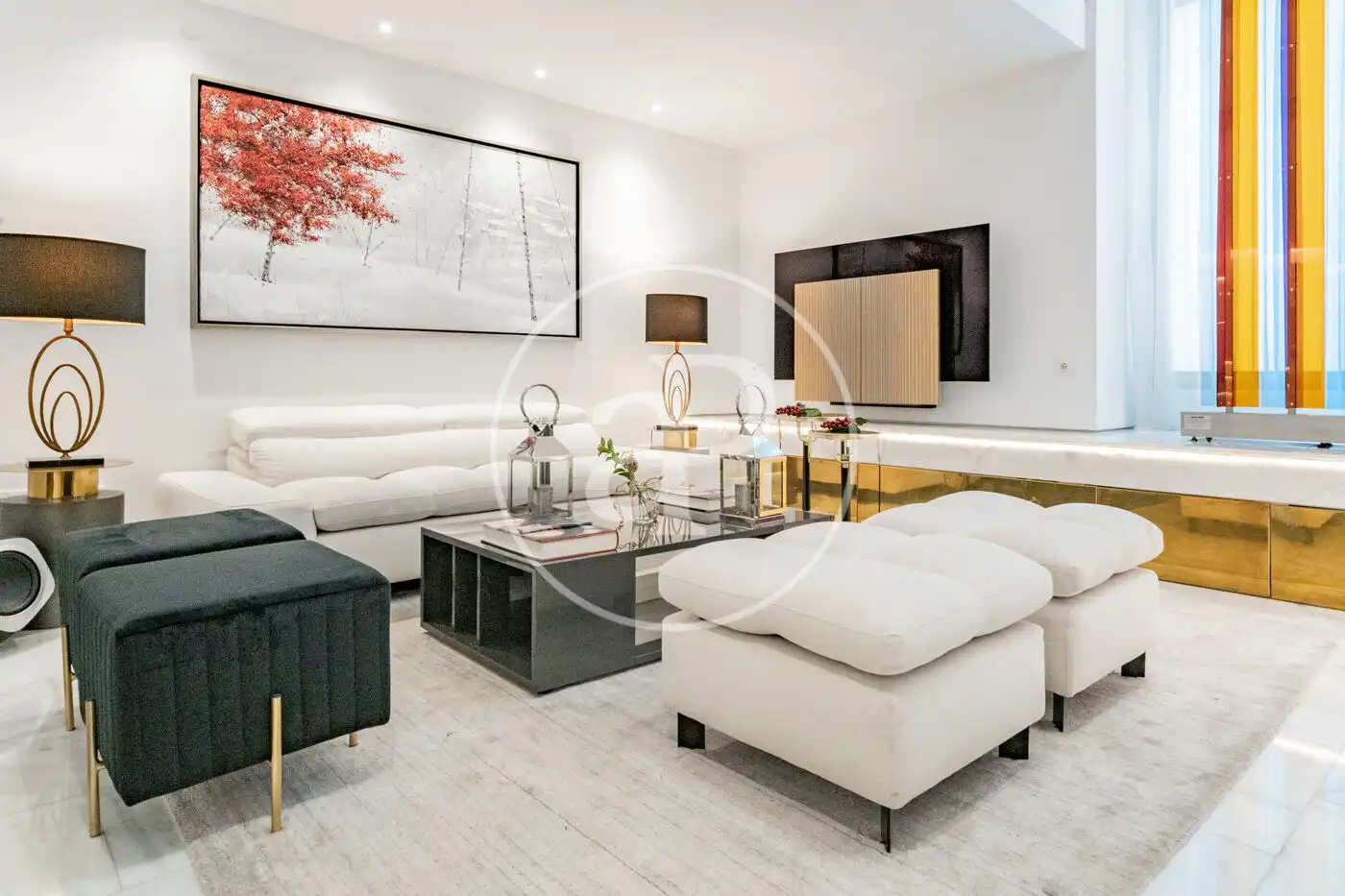 Sala de estar de Piso en venta en Madrid con Aire acondicionado, Calefacción y Jardín privado